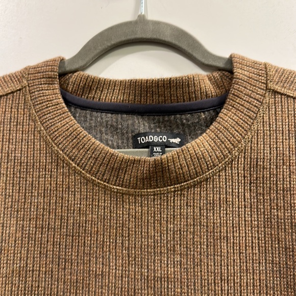 Toad&Co men’s XXL Breithorn Crew sweater- NWOT - Picture 2 of 9